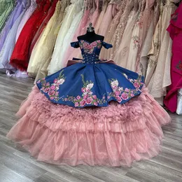 Luxury Quinceanera Dresses Ball Gown Bow Crystals Beading Appliques Birhtday Party Gowns Sweet 16 Dress Vestidos De Fiesta
