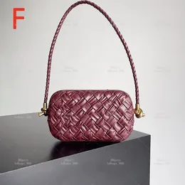 Kopplingar 10a Knut Evening Bag Multicolor Knit Lambskin Leather Made Mirror 1: 1 Kvalitet Designer Luxury Bags Shoulder Bag Fashion Lady Bag With Box WB68V