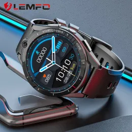 Watches LEMFO LEM16 Smart Watch Men 4G Signal Android 11 Wifi Bluetooth Connection Media Player Heart Rate Smartwatch 6G RAM 128G ROM