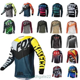 Męskie koszulki enduro mtb rowerowa koszulka koszulka camiseta motocross T-shirt MX Mountain Bike odzież HPIT FOX HSWH