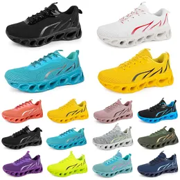 Homens Mulheres Running Sapatos Treinador de Moda Tripla Preta Branca Vermelha Amarelo Verde Verde Pêssego Teal Teal Rosa Fuchsia Esportes Respiráveis ​​Esportes Oitenta e Nine Gai