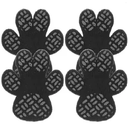 Abbigliamento per cani 4 pezzi Cuscinetti protettivi per piedi Cuscinetti antiscivolo Patch Forniture per cuccioli Gel di silice Protettore portatile Piccolo