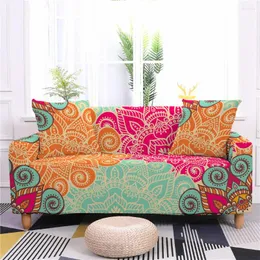 Pokrywa krzesła Mandala Bohemian Print Odporna sofa sofa 1/2/3/4 SEater Lot Stretch kształt narożny ochronne środki przeciwporowe