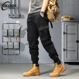 Pants 2023 New Male Trousers Mens Joggers Solid Multipocket Pants Sweatpants Men Pants Hip Hop Harem Joggers Loose Soft Pants Spring