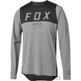 7OCA Men's T-shirts Off-road Motorcycle T-shirt Mountain Bike Speed Surrender Hpit Fox Shirt Mtb Jersey Long Sleeve