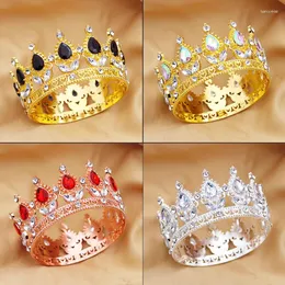 Fermagli per capelli Piccoli diademi e corone super carini per ragazze Festa di ballo Torta Corona Diadema Diametro 8 cm Piccola tiara Gioielli Sposa Matrimonio