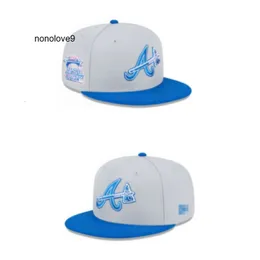 2024 Nowa dobrej jakości marka Braves litera czapki baseballowe Kości Kości Snapback Hats Spring Cotton Cap Hip Hop for Men Women Summer H5-8.16
