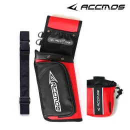 Equipment Arrow Bag Portable Quiver Arrow Holder Waist Carrier Bag Compound Bow Release Pouch for Archery Hunting Shooting Accessory