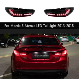 Auto Styling Rücklicht Montage Bremse Reverse Parkplatz Laufende Lichter Für Mazda 6 Atenza LED Rücklicht 13-18 Streamer blinker Auto Teile