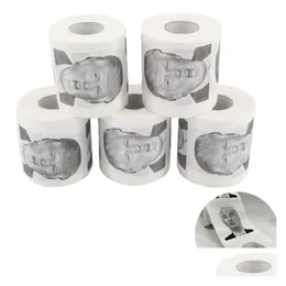 Tissue Boxes Napkins Donald Trump Toilet Paper Funny Roll Novelty Gift Drop Delivery Home Garden Kitchen Dining Bar Table Decorati Dhu2G