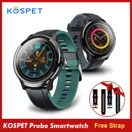 Watches KOSPET PROBE Smart Watch Men Heart Rate Sleep Tracker 1.3" IPS Touch Screen Healthcare Sports Smart Watches Dual Mode Smartwatch