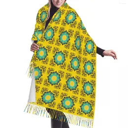 Lenços Personalizado Impresso Padrão Multicolor no Estilo Árabe Lenço Homens Mulheres Inverno Quente Moda Luxo Versátil Xales Wraps