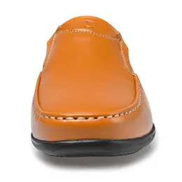 Sapatos casuais masculinos de couro premium LUODENGLANG que podem ser facilmente usados durante a condução.Esses mocassins são leves e respiráveis