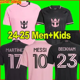 2024 2025 inter Miami Soccer Jerseys cf Messis Matuidi Higuain Campana Yedlin Beckham MLS 24 25 Football Shirt Men and Kids kit onmort