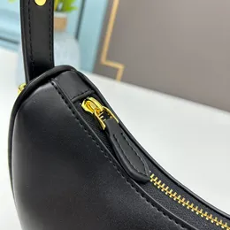 Designer-Tasche, halbmondförmige Unterarmtasche, braune Design-Einkaufstasche für Damen, schwarze Einkaufstasche, dreieckige Croissant-Unterarm-Umhängetasche, modische Leder-Geldbörse, Clutch 888