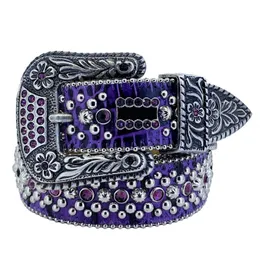 Rhinestone BB Simon Belt for Women Designer Mens Belts with Full Rhinestones As Love زوجين هدية 2649