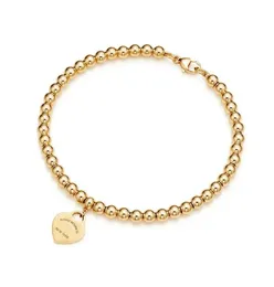 Moda Sier Charm Classic Lover em forma de coração Pulseiras de designer em forma de coração Brange