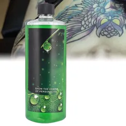 Tattoo Inks 500ml Cleaning Liquid Soap Quality Green Cleansing Soothing Solution Skin Clean Tools Accessories