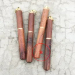 Colorido madeira natural fumar stash caso garrafa erva tabaco plataformas de petróleo creme pá metal dabber colher palha colher bubbler waterpipe bong cigarro titular