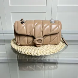 Bolsa de ombro luxuosa feminina, bolsa de designer com corrente temperamento, linhas de losango, mini carteira portátil, bolsa de cartão de alta qualidade