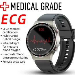 Watches MEDICAL GRADE ECG Smart Watch G08 Men CFDA/FDA Blood Pressure Heart Rate Watches Fitness Tracker Smartwatch For Huawei Xiaomi