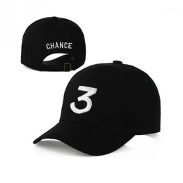 Ball Caps Whole- Chance 3 Rapper Baseball Cap Letter Embroidery Snapback Men Women Hip Hop Hat Street Fashion Gothic Gorro11234A