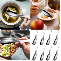 Measuring Tools 304 Stainless Steel Chinese Round Bottom Spoon Sinan Heavy Multi Gauge Depth Place Mats For Tables