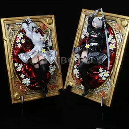 Anime Manga Nier: Automata Picture Frame Yorha No. 2 Type B Regular Edition Japanese Anime PVC Action Figure Toy Game Collectible Model Doll