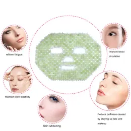 Tool Jade Mask Face Massager Antiaging Cooling Natural Stone Cold Therapy Sleeping Facial Massage Beauty Skin Care Tool
