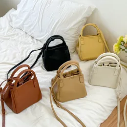 Handbag, women's new minimalist vegetable basket bag, niche and versatile single shoulder bag, fashionable crossbody small square bag, dating and makeup bag