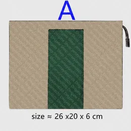 475316 Signature Web Torebka Projektant męskiej torby ze skórzaną torbą Czarne płótno Porfolio Pochette Voyage Messenger Torby