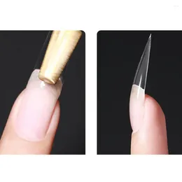 False Nails Hard Fake 240 Pcs Of Transparent Shape Nail Tips Full Cover Uv Gel Extension For Great Tenacity Smooth Finish