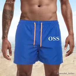 2024 MENS Womens Designer Boss Shorts Summer Brand Fashion Loose Streetwears Kläder Snabbtorkning Badkläder Printing Board Beach Pants Man Swim Short 1884