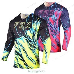 Men's T-shirts Bat Fox Motocross Shirt Downhill Jersey Mountain Bike Offroad Dh Motorcoycle Bicycle Racing T-shirt Enduro Mtb Jeresy OLEI