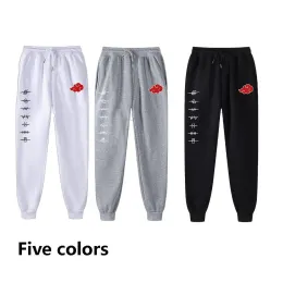 Pantaloni all'ingrosso personalizzato giapponese akatsuki nuvola simbolle ninja stampa joggers broek joggingbroek fitness che corre pantaloni athleisure