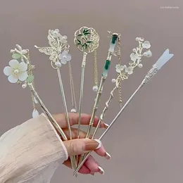 Haarspangen 1 STÜCK Chinesische Stick Essstäbchen Antike Herstellung Zubehör mit Perle Klassische Mädchen Hanfu Brötchen Schmuck Tiaras