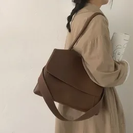 SCP HBP 여성 가방 대용량 단순 토트 백 2021 패션 겨드랑 서류 가방 호보 디자이너 고급 한국 어깨 지갑 281S