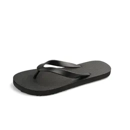 Mens Slippers for summer indoor home anti slip shower couples thick soled cool slipper flip fops sandals black white
