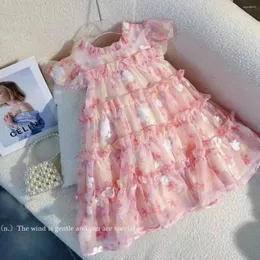Girl Dresses Girls' Dress Korean Chiffon Baby Fashionable Little Flower Summer Fashion Princess