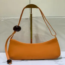 Simon Porte 디자이너 Le Bisou Perle Baguette Bags 더블 작은 원형 볼 스트랩 어깨 가방 골드 하드웨어 편지 자수 zipp278f