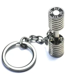 رجل قوي من Dummbell Keychain للياقة البدنية كمال الأجسام رفع الأثقال سلاسل مفاتيح مفاتيح المحفظة حلقة قوية رجل dummbell keychain keych3188042