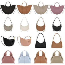 Paris Numero Dix Yarım ay çantası 5a tam tahıl cyme tonca dokulu un nano buzağı deri beri tote lüks tasarımcı crossbody kadınlar hobo el çantaları mini omuz çantaları