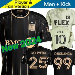 LAFC 2023 2024 MLS Los Angeles FC Soccer Jersey Kids Kit Man Major League 23/24 Football Shirt Primary Home Black Away Green Smokescreen BOUANGA OLIVERA TILLMAN BOGUSZ