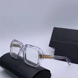 607 Legends Crystal Gold Square Eyeglasses Glasses Clear Lenses Men Designer Sunglasses Eye wear New with Box230P