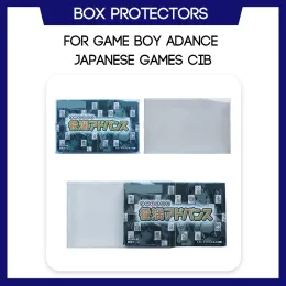 Protetor de caixa de casos para Game Boy Advance Jogos Japoneses CIB Completo em Caixa Custom Made Caixa de Plástico Transparente