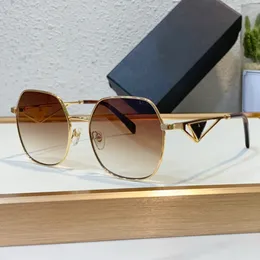 Designer-Sonnenbrille Unisex Männer Frauen Brille rund Mode Goldrahmen mit Box Strahlenschutz UV D0007