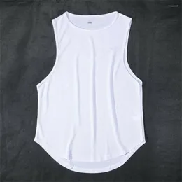 Men's Tank Tops Mens Fitness Quick Dry Sports Training Muscle Vest Running Sleeveless Singlet Yoga Bodybuilding Undershirt