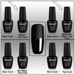 2 Pcs Foundation Nails Gel Polish Quality Soak Off Varnish Led UV Gel 1 Base Coat1 No Wipe Top Coat Long lasting 240222