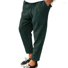 Herrenhose aus Cord, locker, fest, lässig, elastisch, für den Körper, zentral und Yoga, für Männer, schmale Passform, sportlich