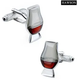 French Shirt Cuff Wine Cup Design Manschettknappar med presentförpackning Fashion Cuff Links för Mens Jewelry4437006